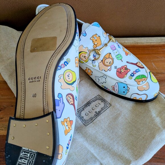NWT: Pikarar x Gucci Wmns Jordaan Loafer 'Animal Print' Size 40 - Picture 3 of 7